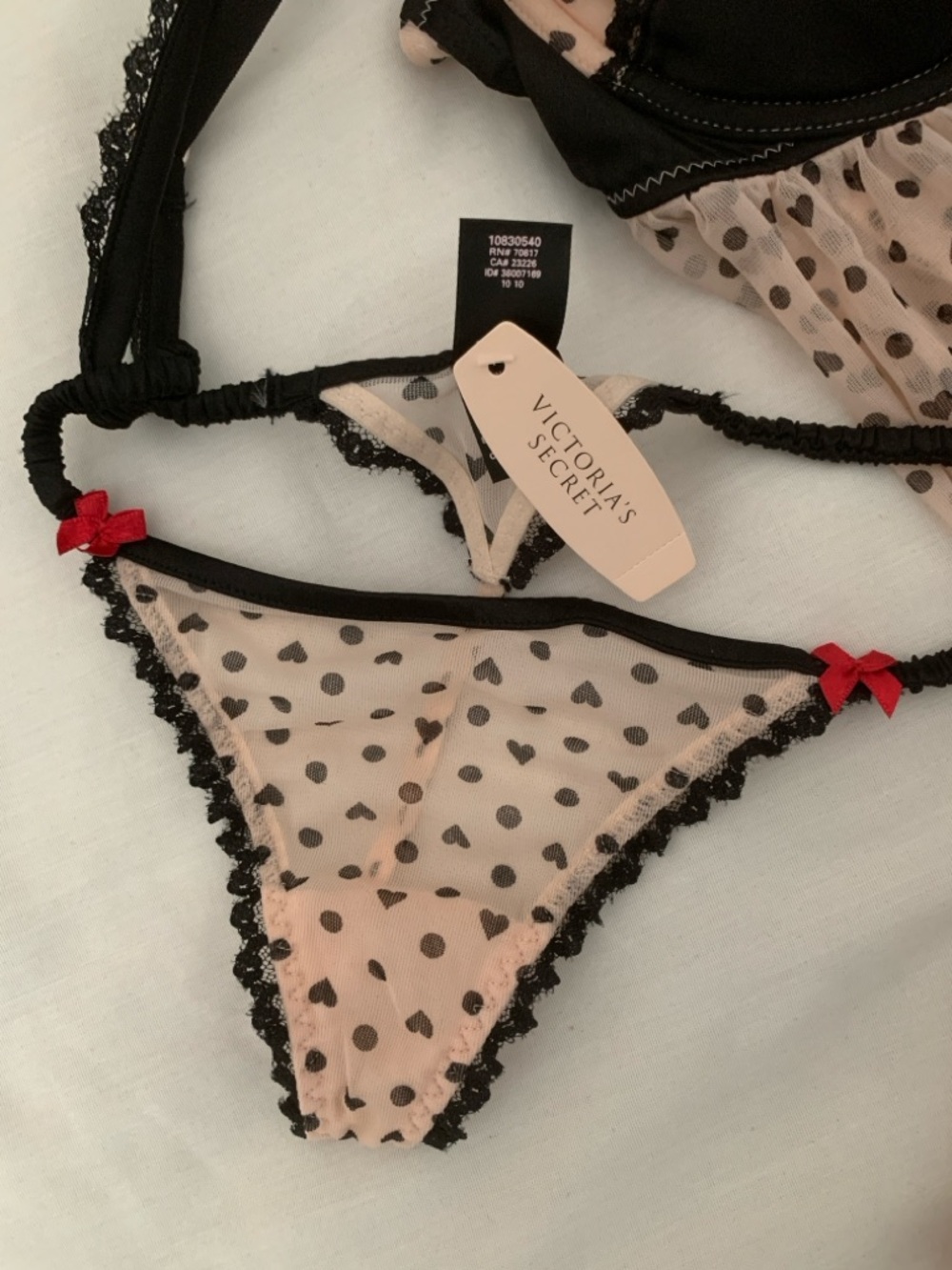 NWT Victoria’s Secret Sexy Little Things Babydoll & Thong Set Rare Discontinued - Picture 9 of 11